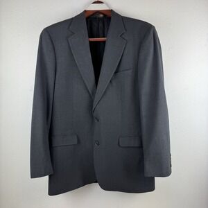 BROOKS BROTHERS 346 Stretch Mens Wool Blazer Coat‎ Jacket Grey/Gray - 41L